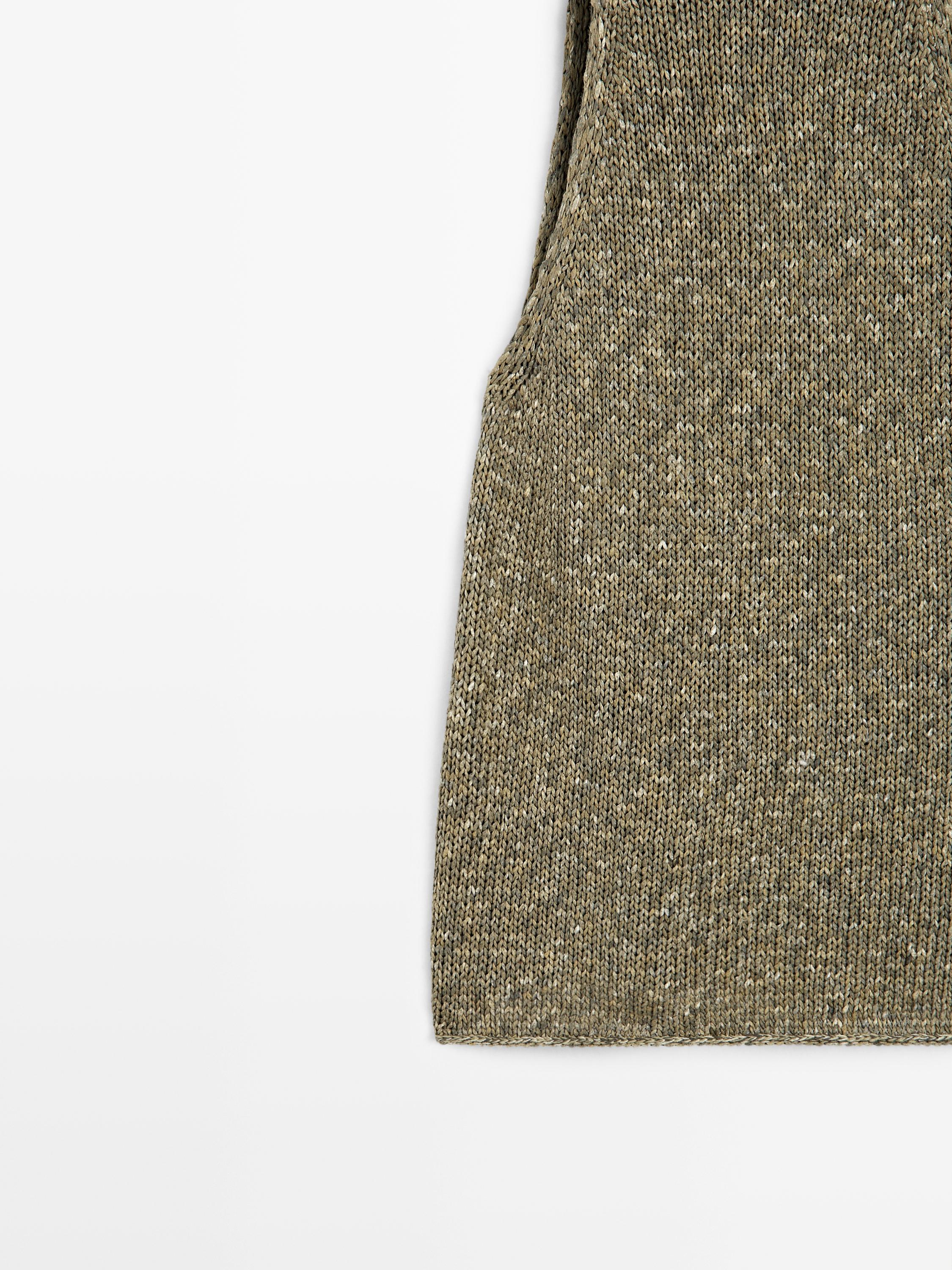 100% cotton halter top with tie detail